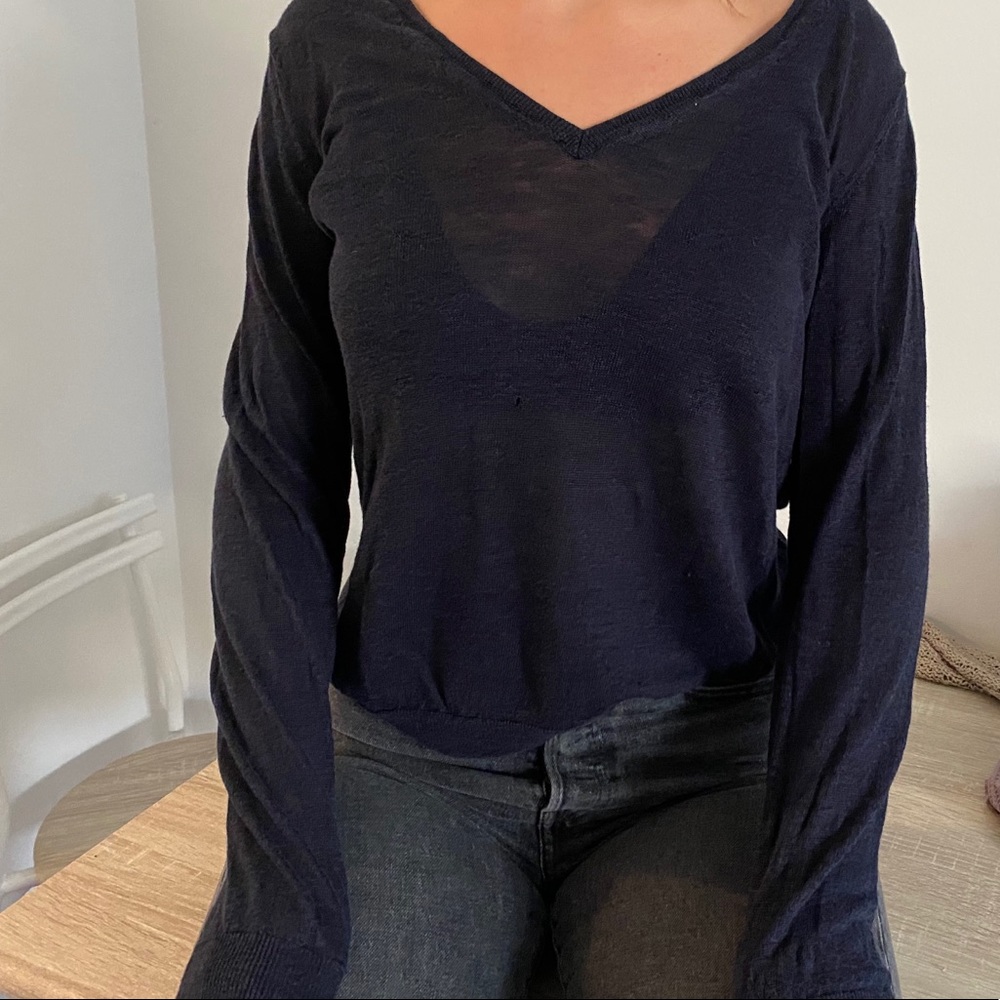 Navy Theory Sweater!